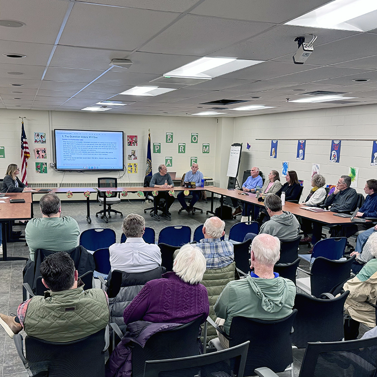 School Board Hearing About Question 2